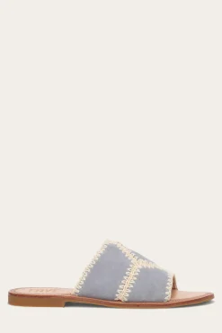 Ava Crochet Slide