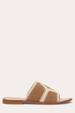 Ava Crochet Slide