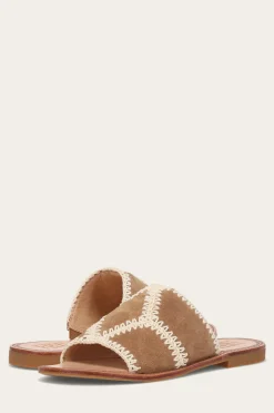 Ava Crochet Slide