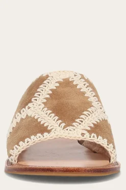 Ava Crochet Slide