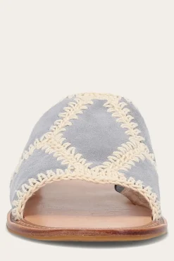 Ava Crochet Slide