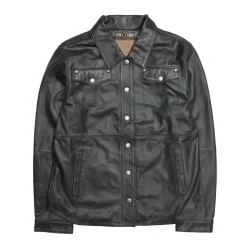 Black Leather Shirt