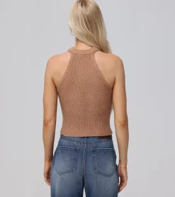 Cable Halter Sweater