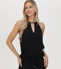 Crochet Halter Neck Top