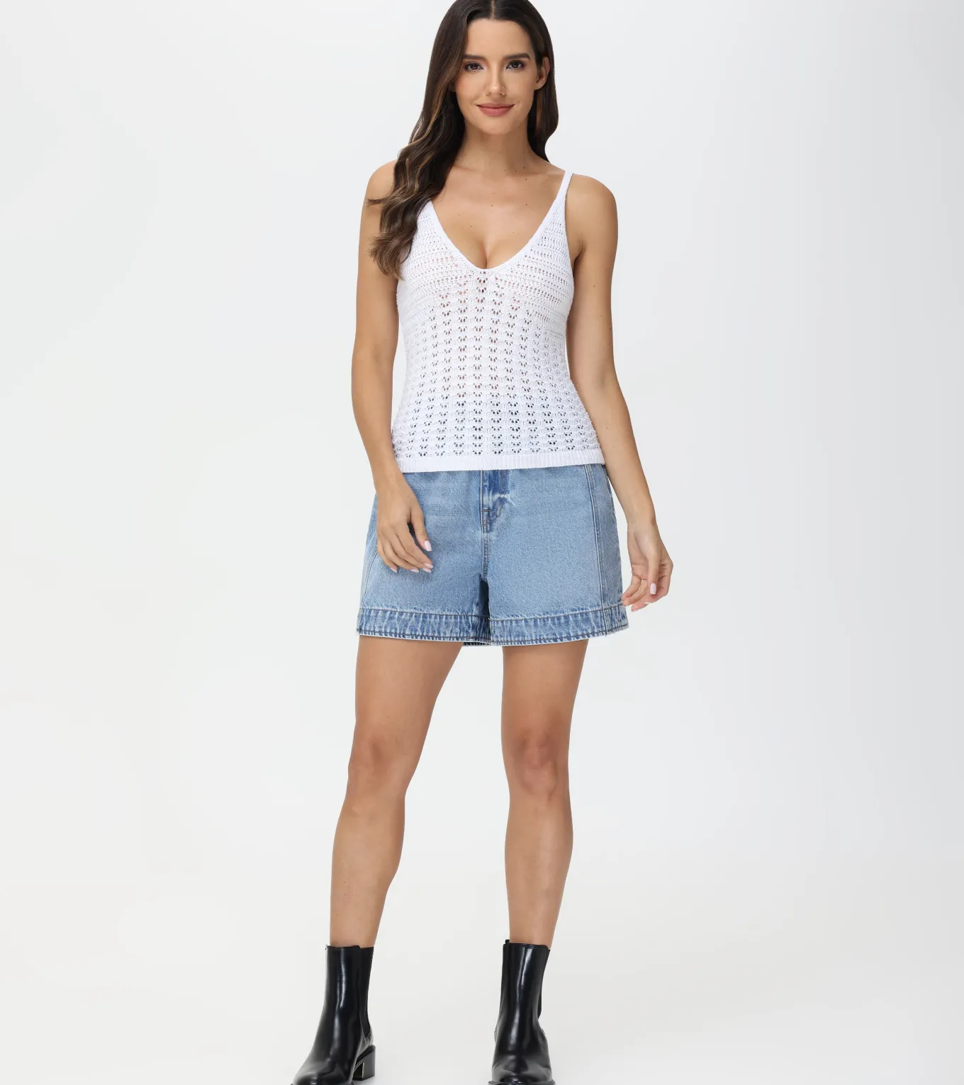 Crochet V-Neck Tank