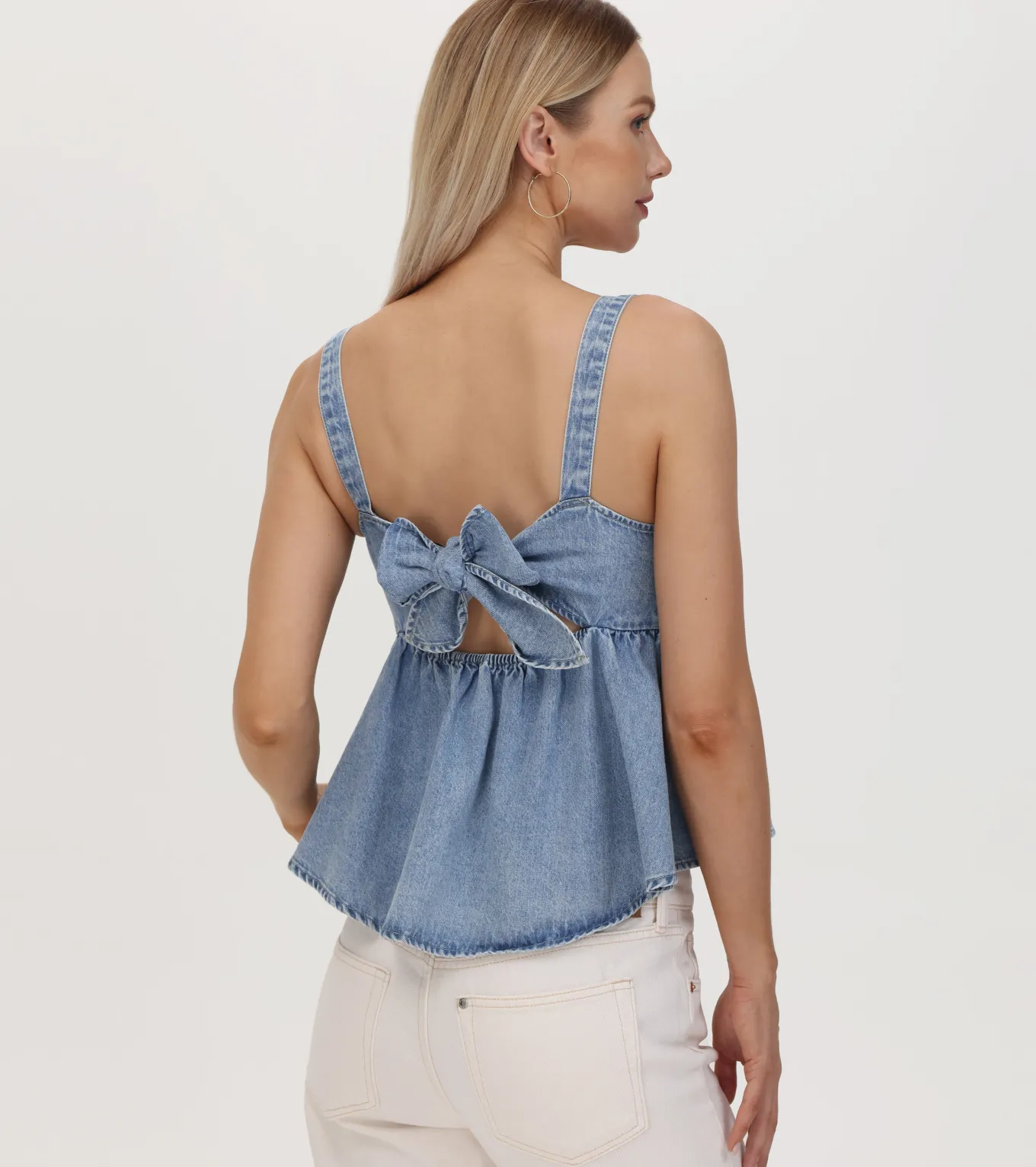 Cropped Babydoll Top