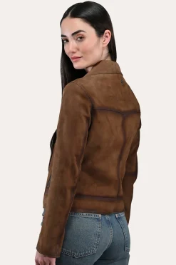 Dark Taupe Biker Jacket