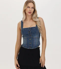 Denim Bustier