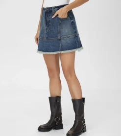 Denim Mini Skirt