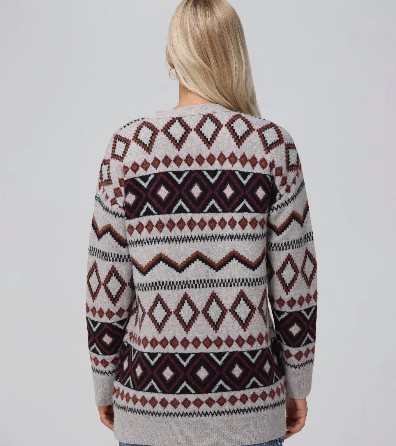 Fairisle Boyfriend Cardigan