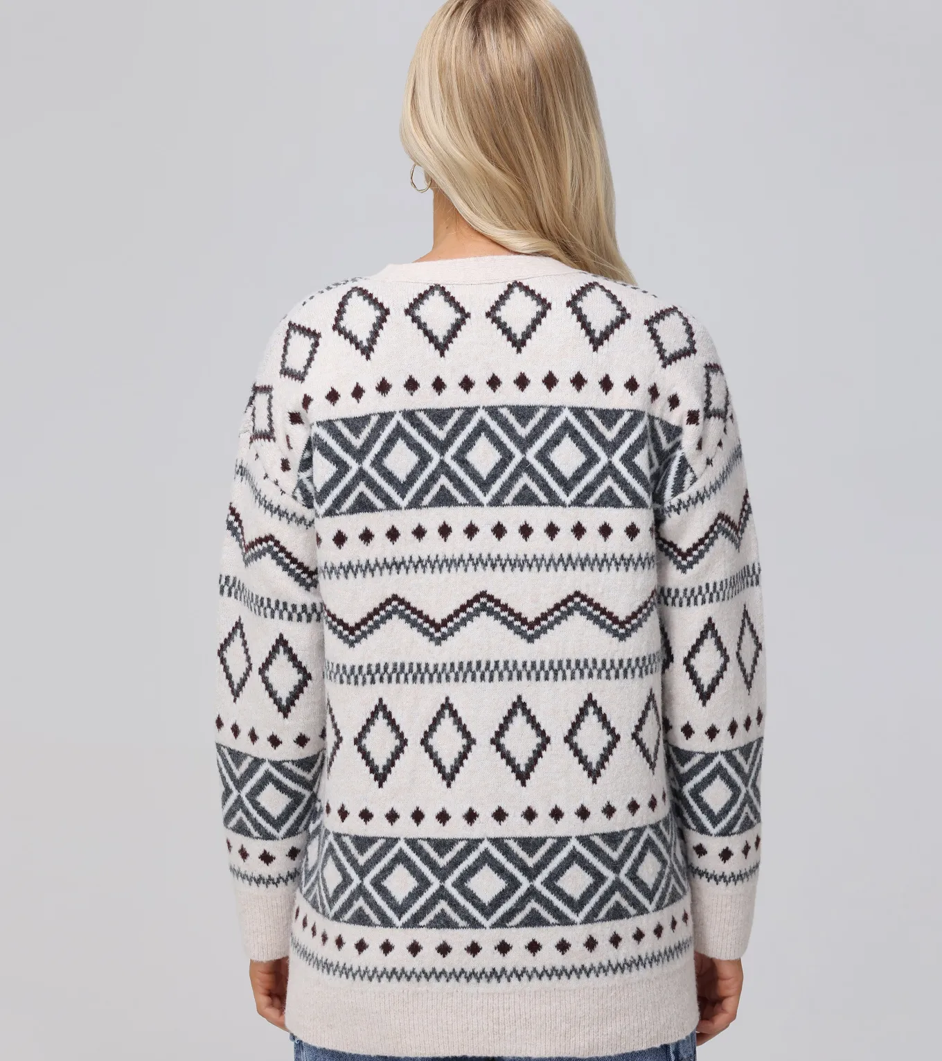 Fairisle Boyfriend Cardigan