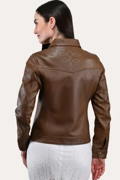 Medium Brown Trucker Jacket