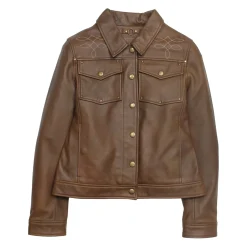 Medium Brown Trucker Jacket