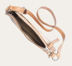 Melissa Straw Zip Crossbody