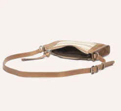 Melissa Straw Zip Crossbody