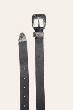 25MM Logo Western Belt