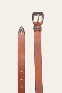 25MM Logo Western Belt