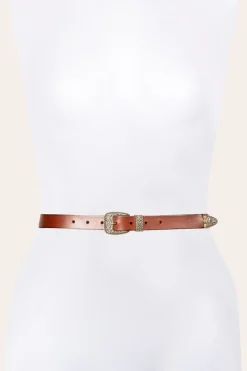 25MM Logo Western Belt