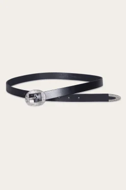 21mm Logo Western Center Bar Belt