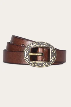 21mm Logo Western Center Bar Belt