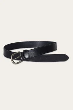 35mm Stitched Edge Belt With Shaped Keeper