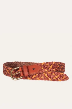 35MM Tonal Woven Leather Belt