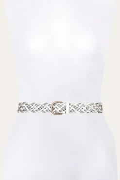 35MM Tonal Woven Leather Belt