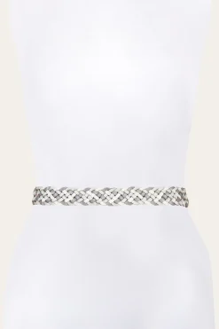 35MM Tonal Woven Leather Belt