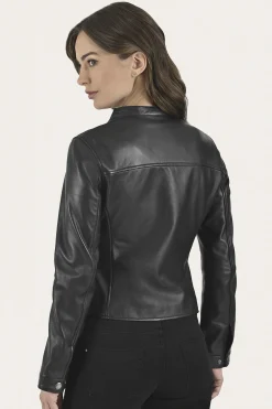 Modern Biker-racer Leather Jacket