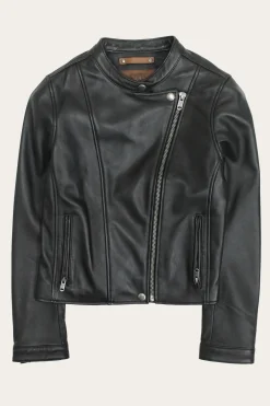 Modern Biker-racer Leather Jacket