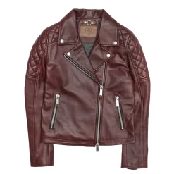 Oxblood Biker Jacket
