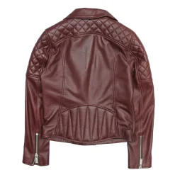 Oxblood Biker Jacket