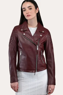 Oxblood Biker Jacket