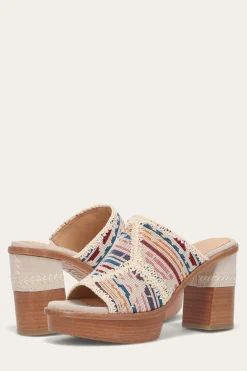 Pipa Crochet Platform Sandal