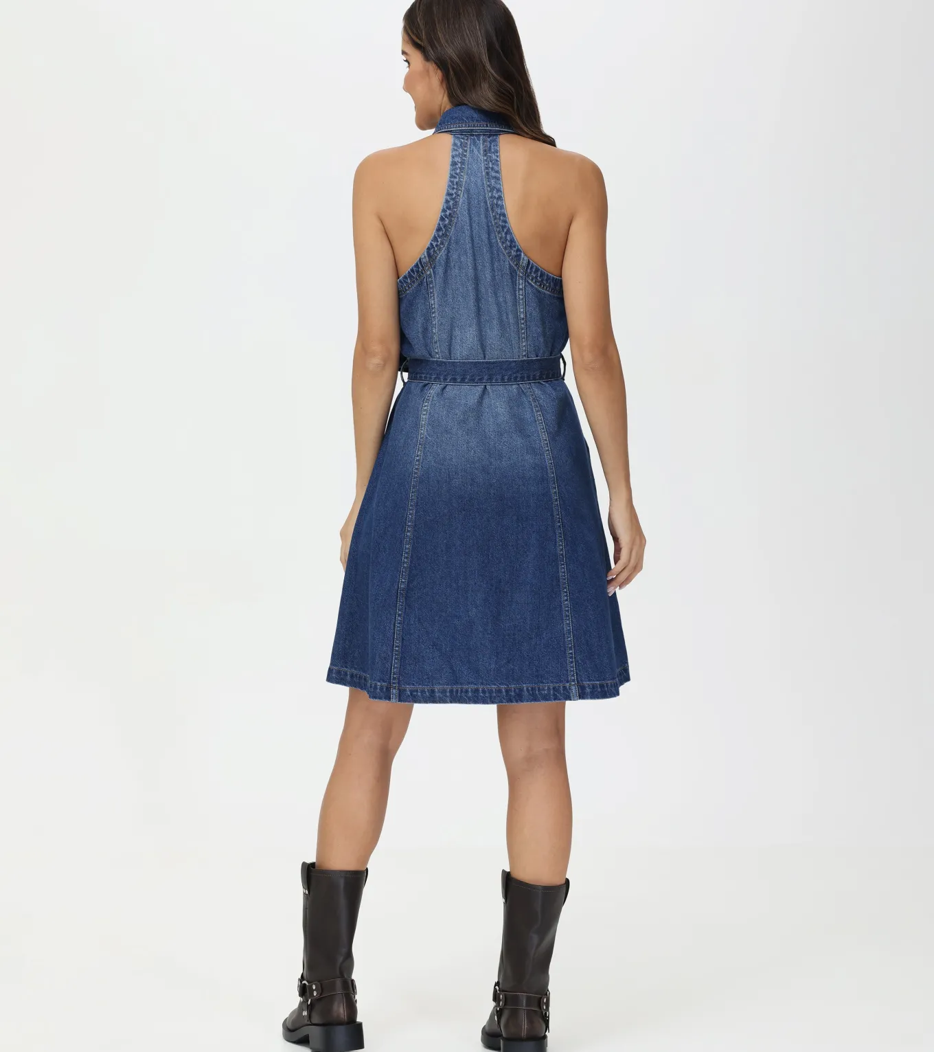 Racerback Denim Dress