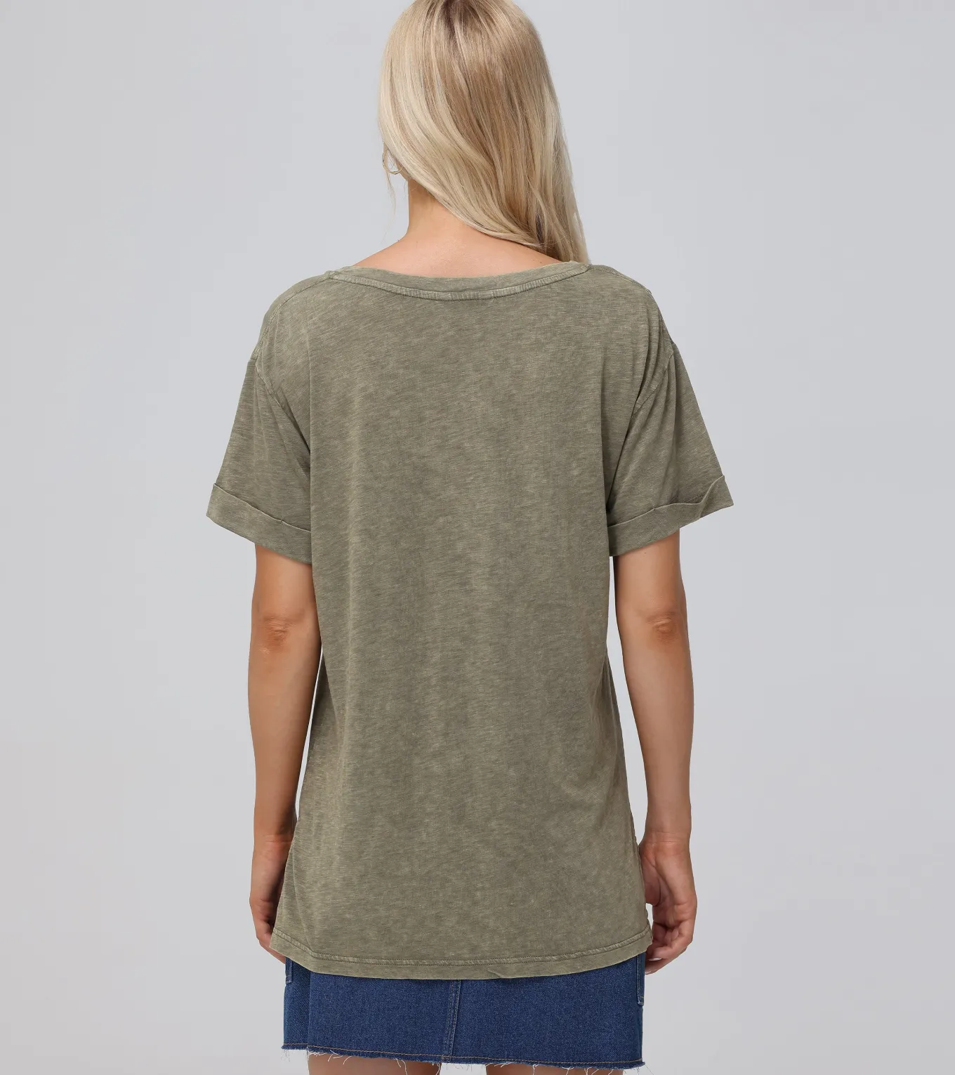 Rolled Cuff Graphic Tee