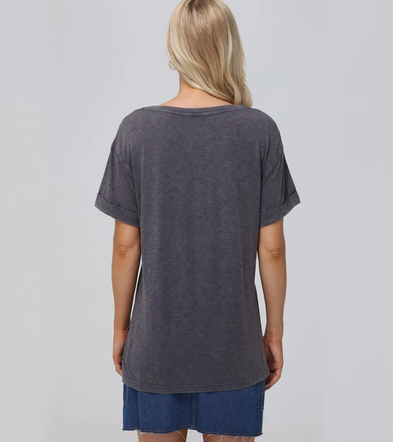 Rolled Cuff Graphic Tee