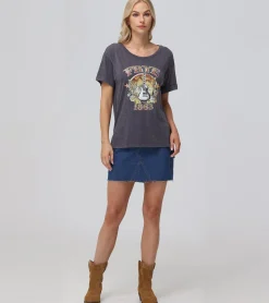 Rolled Cuff Graphic Tee