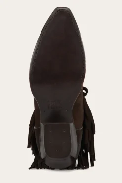 Sacha Short Fringe Bootie