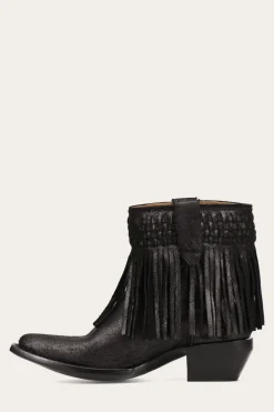 Sacha Short Fringe Bootie
