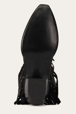 Sacha Short Fringe Bootie