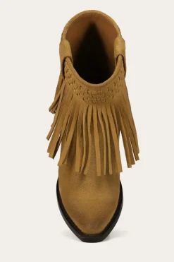 Sacha Short Fringe Bootie