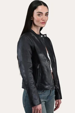 Tobacco Cafe Racer Jacket