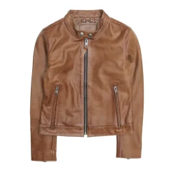 Tobacco Cafe Racer Jacket