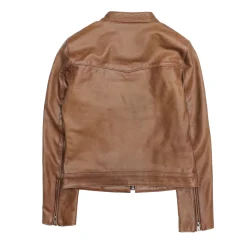 Tobacco Cafe Racer Jacket