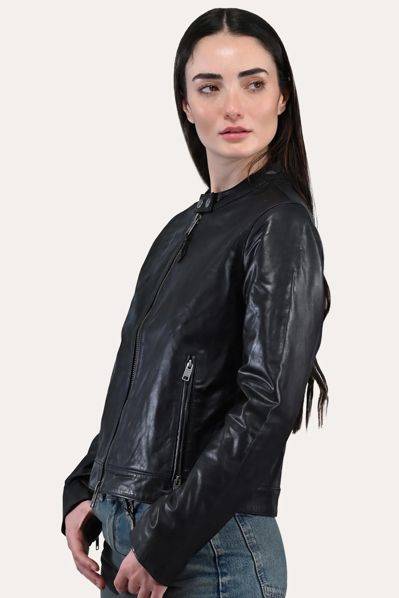 Tobacco Cafe Racer Jacket